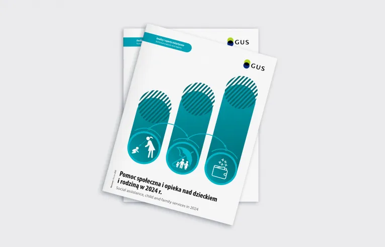 Okładka publikacji Pomoc społeczna i świadczenia społeczne w 2024 r.