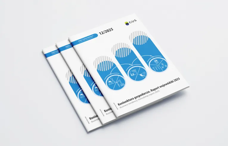 Okładka publikacji "Koniunktura gospodarcza. Raport wojewódzki (grudzień 2025)"