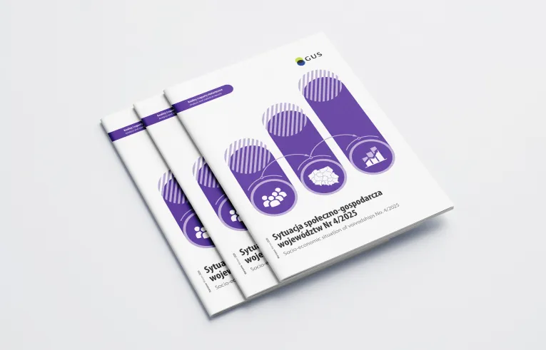 Okładka publikacji Sytuacja społeczno-gospodarcza wojeództw 4/2025