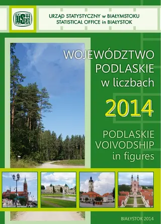 Powiększ obraz: Okładka folderu Województwo podlaskie w liczbach 2014