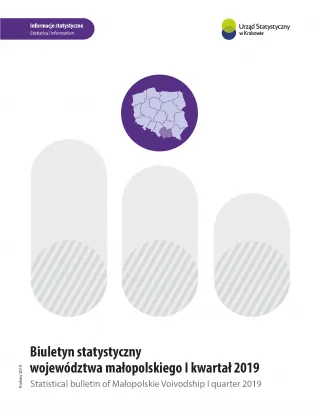 Powiększ obraz: Biuletyn  statystyczny  województwa  małopolskiego  -  I  kwartał  2019