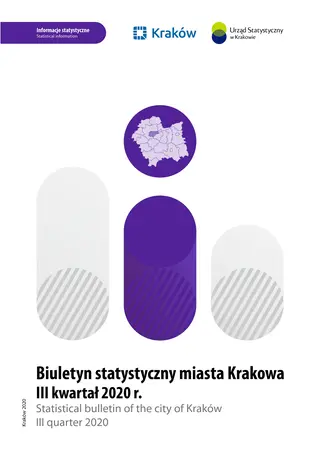 Powiększ obraz: Biuletyn  statystyczny  miasta  Krakowa  -  III  kwartał  2020