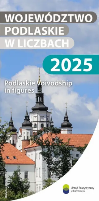 Powiększ obraz: Okładka publikacji Województwo podlaskie w liczbach 2025
