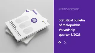 Powiększ obraz: Statistical  bulletin  of  Małopolskie  Voivodsip  -  quarter  3/2023