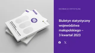 Powiększ obraz: Biuletyn  statystyczny  województwa  małopolskiego  -  3  kwartał  2023