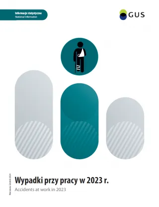 Powiększ obraz: Accidents  at  work  in  2023.  Cover
