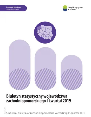 Powiększ obraz: Statistcical  Bulletin  of  Zachodniopomorskie  Voivodship  I  quarter  2019