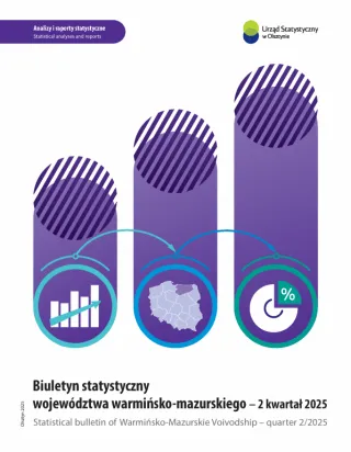 Powiększ obraz: Okładka publikacji Biuletyn statystyczny województwa warmińsko-mazurskiego – 2 kwartał 2025 r.