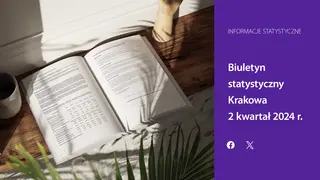 Powiększ obraz: Biuletyn  statystyczny  Krakowa  -  2  kwartał  2024