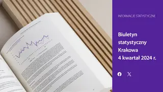 Powiększ obraz: Biuletyn  statystyczny  Krakowa  -  4  kwartał  2024