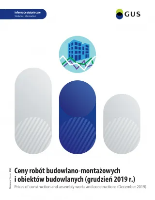 Powiększ obraz: Okładka  publikacji  Ceny  robót  budowlano-montażowych  i  obiektów  budowlanych  (grudzień  2019  r.)