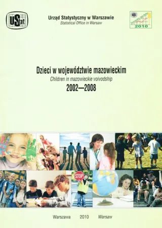 Powiększ obraz: Okładka publikacji Dzieci w województwie mazowieckim 2002-2008
