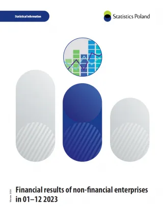 Powiększ obraz: Financial  results  of  non-financial  enterprises  in  01-12  2023  Cover
