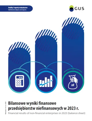 Powiększ obraz: Financial  results  of  non-financial  enterprises  (balance  sheet)  in  2023  Cover