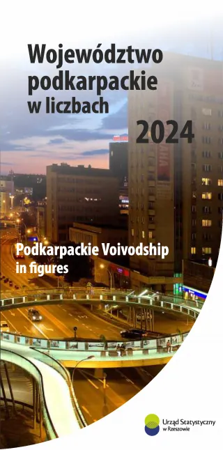 Powiększ obraz: Okładka publikacji Województwo Podkarpackie w liczbach 2024