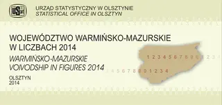 Powiększ obraz: Okładka publikacji Województwo warmińsko-mazurskie w liczbach 2014