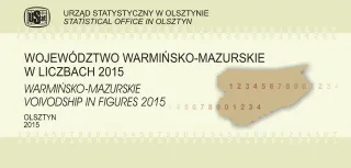 Powiększ obraz: Okładka publikacji Województwo warmińsko-mazurskie w liczbach 2015