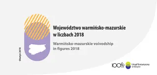 Powiększ obraz: Okładka publikacji Województwo warmińsko-mazurskie w liczbach 2018