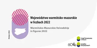 Powiększ obraz: Cover of the publication Warmińsko-Mazurskie Voivodship in figures 2022