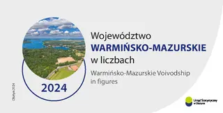 Powiększ obraz: Okładka publikacji Województwo warmińsko-mazurskie w liczbach 2024