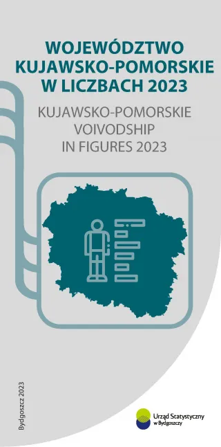 Powiększ obraz: okładka do publikacji pt. Województwo kujawsko-pomorskie w liczbach 2023