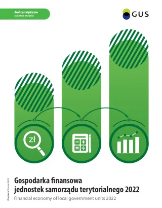 Powiększ obraz: Okładka  publikacji  Gospodarka  finansowa  jednostek  samorządu  terytorialnego  2022