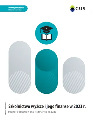 Powiększ obraz: Higher  education  and  its  finances  in  2023.  Cover