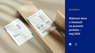Powiększ obraz: Wybrane  dane  o  miastach  na  prawach  powiatu  województwa  małopolskiego  -  maj  2024
