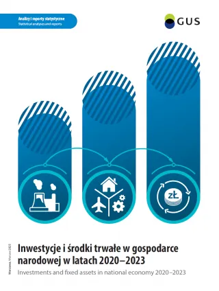 Powiększ obraz: Investments  and  fixed  assets  in  national  economy  in  2020-2023  Cover