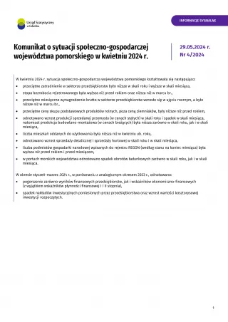 Powiększ obraz: Pierwsza  strona  opracowania  -  szczegóły  w  pliku  komunikat  kwiecień  2024.pdf