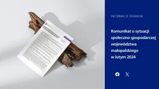 Powiększ obraz: Komunikat  o  sytuacji  społeczno-gospodarczej  województwa  małopolskiego  w  lutym  2024  r.