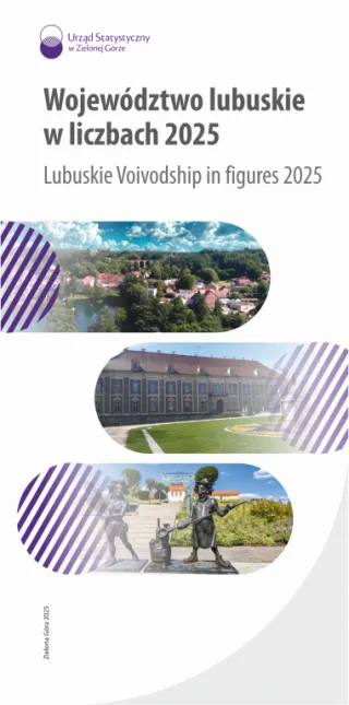 Powiększ obraz: Okładka publikacji  Województwo lubuskie w liczbach 2025