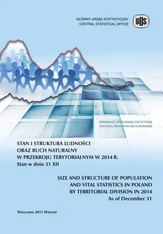 Powiększ obraz: Size  and  structure  of  population.  AS  od  December  31,  2014