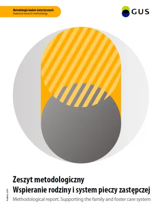 Powiększ obraz: Okładka publikacji pt. Zeszyt metodologiczny – Wspieranie rodziny i system pieczy zastępczej