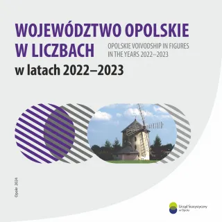 Powiększ obraz: Okładka publikacji Województwo opolskie w liczbach w latach 2022-2023