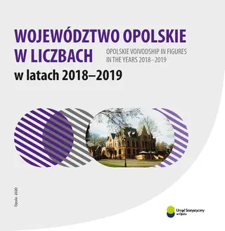 Powiększ obraz: Okładka publikacji Województwo opolskie w liczbach w latach 2018-2019