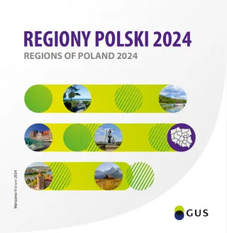 Powiększ obraz: Cover  of  publication  "Regions  of  Poland  2024"
