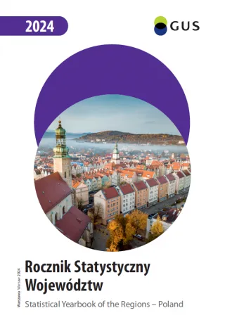Powiększ obraz: Cover  of  publication  "Statistical  Yearbook  of  the  Regions  -  Poland  2024"