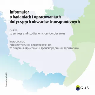 Powiększ obraz: Okładka  publikacji  "Informator  o  badaniach  i  opracowaniach  dotyczących  obszarów  transgranicznych"