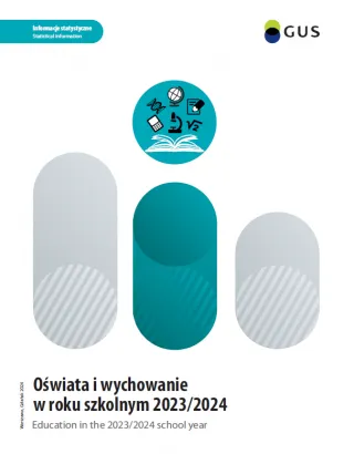 Powiększ obraz: Okładka  publikacji  "Oświata  i  wychowanie  w  roku  szkolnym  2023/2024"