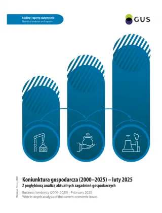 Powiększ obraz: Cover  of  publication  "Business  tendency  (2000–2025)  -  February  2025"
