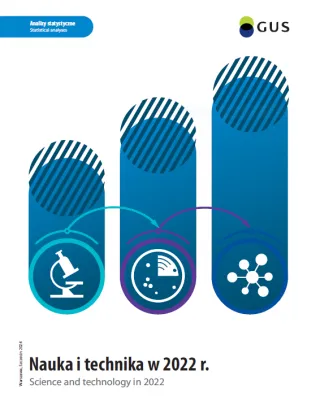 Powiększ obraz: Cover  of  "Science  and  technology  in  2022"  publication