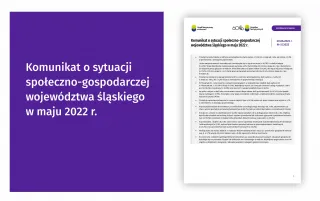 Powiększ obraz: Komunikat  o  sytuacji  społeczno-gospodarczej  województwa  śląskiego  w  maju  2022  r.