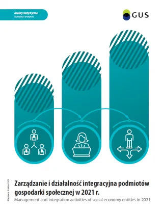 Powiększ obraz: Okładka  Zarządzanie  i  działalność  integracyjna  podmiotów  gospodarki  społecznej  w  2021