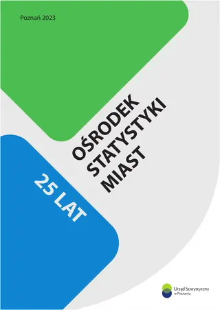 Powiększ obraz: Okładka folderu Ośrodek Statystyki Miast - 25 lat