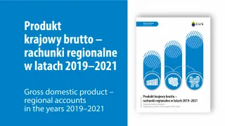 Powiększ obraz: Produkt  krajowy  brutto  -  rachunki  regionalne  w  latach  2019-2021  -  okładka