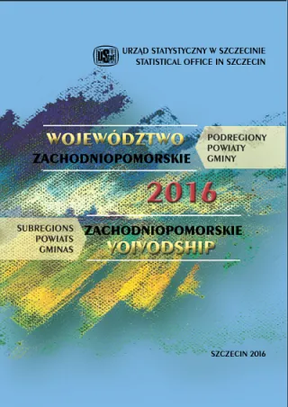 Powiększ obraz: Województwo  Zachodniopomorskie  2016  -  podregiony,  powiaty,  gminy