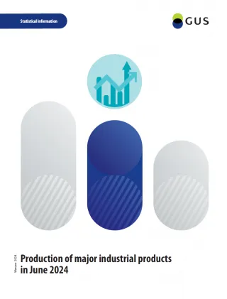 Powiększ obraz: Production  of  major  industrial  products  in  June  2024.  Cover