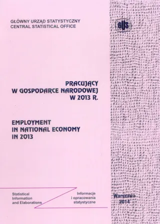 Powiększ obraz: Pracujący  w  gospodarce  narodowej  w  2013  r.