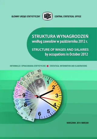 Powiększ obraz: Struktura  wynagrodzeń  według  zawodów  w  październiku  2012  r.